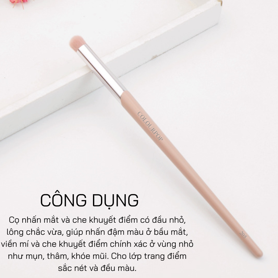 Cọ Nhấn Sáng Đầu Mắt COLOURPOP Eye Highlight Brush C205